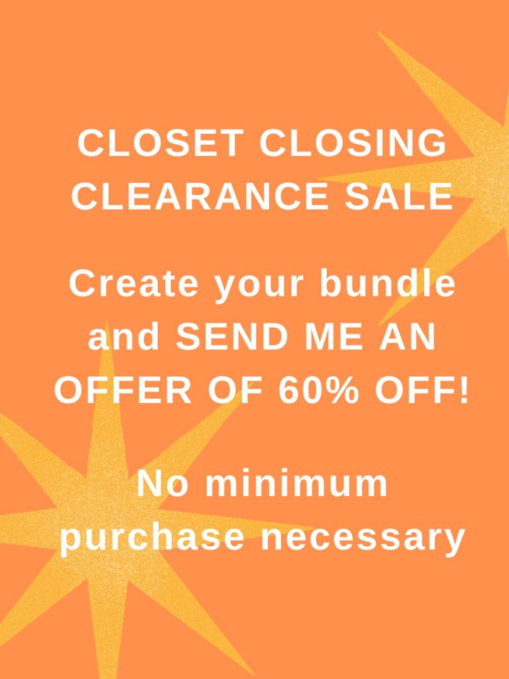 Create your bundle and send me an offer of 60% off!
